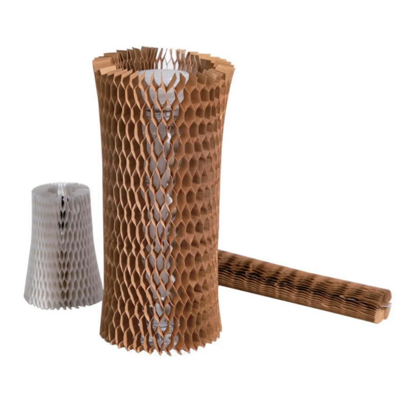 Cushioning Filling Buffer Packaging Roll Wrap Honeycomb Kraft Paper Protective Sleeve