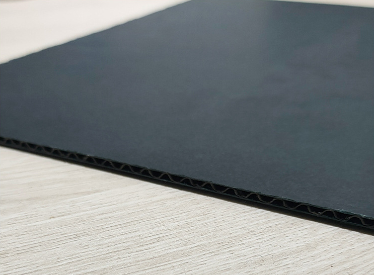 SC-Certified F Flute 3/5/7 Ply Black Corrugated Paperboard for Sustainable Packaging SC-Certified F Flute 3/5/7 Ply Black Corrugated Paperboard for Sustainable Packaging