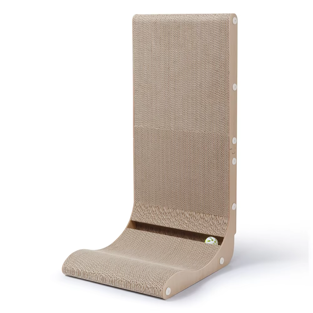 Our corrugated cat scratcher lounge series is crafted for comfort, durability, and sustainability.