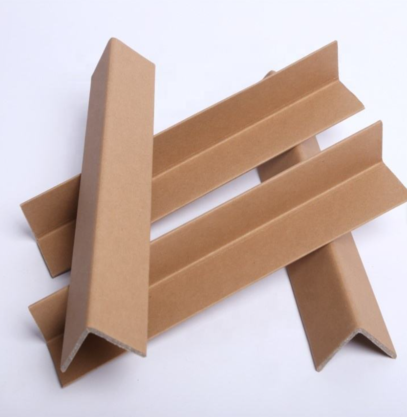 Kraft Paper Edge Protector &mdash; Heavy-Duty L-Shape Corner Board for Industrial Pallet & Carton Reinforcement